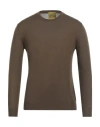 Customer Lovers Man Sweater Military Green Size Xxl Merino Wool