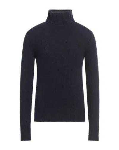 Customer Lovers Man Turtleneck Midnight Blue Size Xl Cashmere