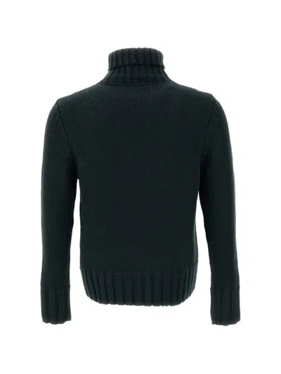 Customer Lovers Ribbed Roll-neck Sweater In Blue