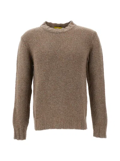 Customer Lovers Ribbed-knit Sweater In Brown