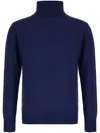 Customer Lovers Roll Neck Sweater In Blue