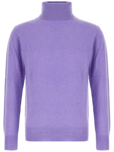 Customer Lovers Roll Neck Sweater In Purple