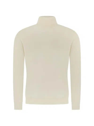 Customer Lovers Roll-neck Fine-knit Sweater In Gray