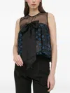 Custommade Bow-embellished Sleeveless Blouse In Yellow