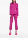Custommade Embellished Double-breasted Blazer In Pink