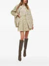Custommade Embellished Tweed Jacket In Neutral
