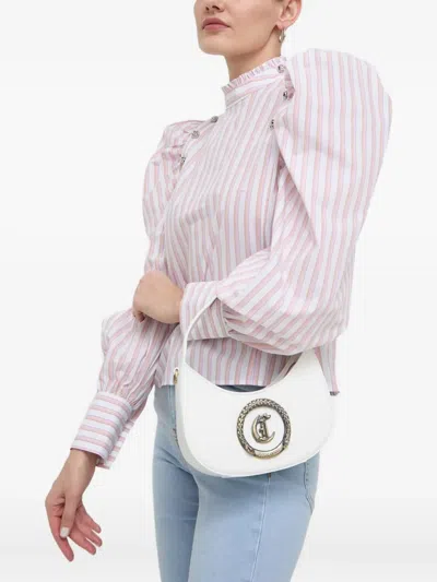 Custommade Puffed-sleeve Striped Shirt In Pink
