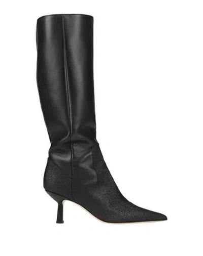Custommade Woman Boot Black Size 8 Leather