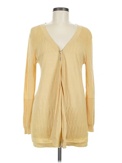 Pre-owned Cut Cute Cardigan Sweater In Yellow