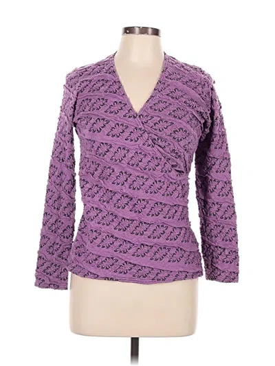 Pre-owned Cut Loose 3/4 Sleeve T-shirt In Purple