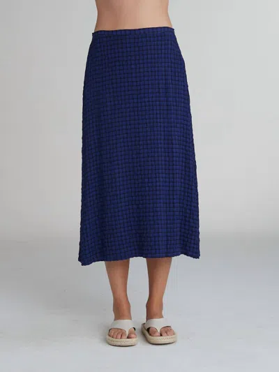 Cut Loose A-line Midi Skirt In Admiral