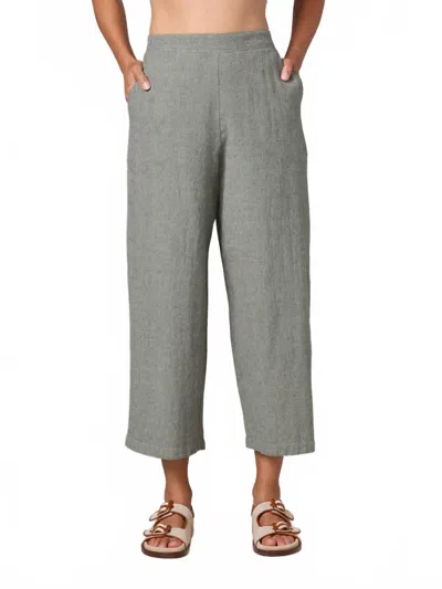 Cut Loose Balsam Crop Wide Leg Pants In One Color In Multi