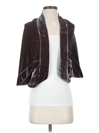 Pre-owned Cut Loose Cardigan Sweater In Brown