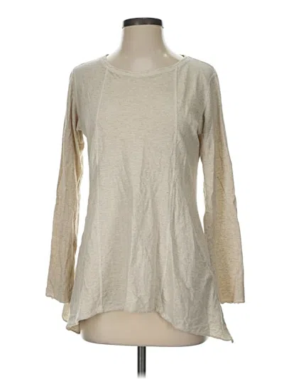 Pre-owned Cut Loose Cardigan Sweater In Tan