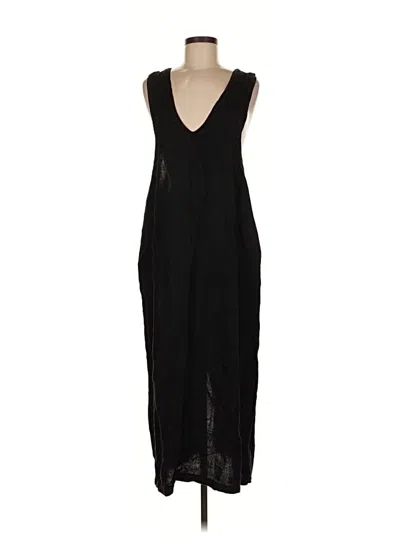Pre-owned Cut Loose Casual Dress In Black