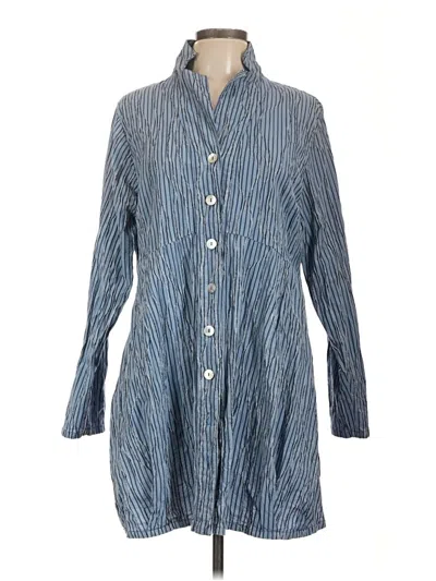 Pre-owned Cut Loose Casual Dress In Blue