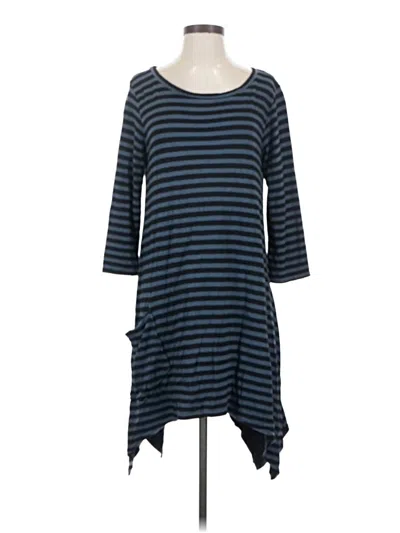 Pre-owned Cut Loose Casual Dress In Blue