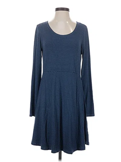Pre-owned Cut Loose Casual Dress In Blue