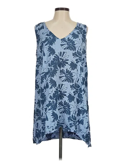 Pre-owned Cut Loose Casual Dress In Blue