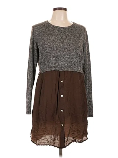 Pre-owned Cut Loose Casual Dress In Gray