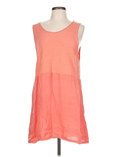 Pre-owned Cut Loose Casual Dress In Orange