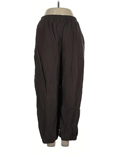 Pre-owned Cut Loose Casual Pants In Black