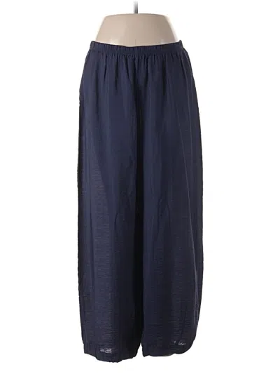 Pre-owned Cut Loose Casual Pants In Blue