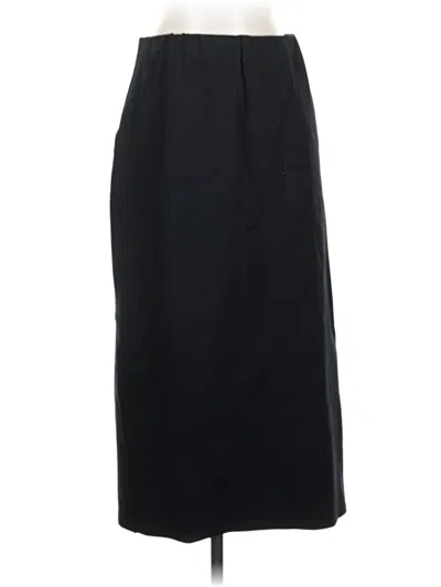 Pre-owned Cut Loose Formal Skirt In Black