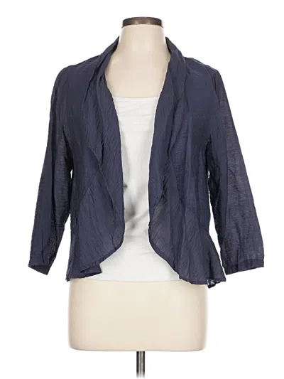 Pre-owned Cut Loose Kimono In Blue