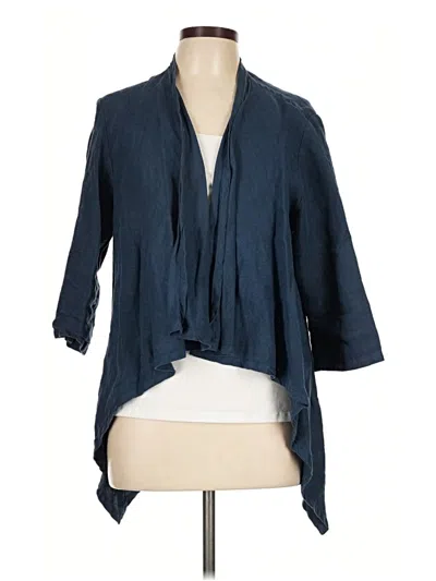 Pre-owned Cut Loose Kimono In Blue