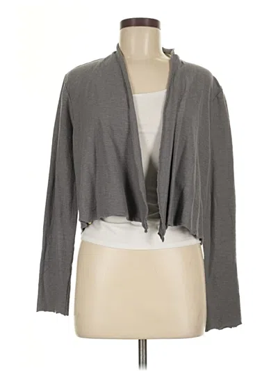 Pre-owned Cut Loose Kimono In Gray