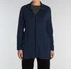 Cut Loose Micro Fleece Zip Jacket In Blue Moon