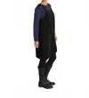 Cut Loose Pinafore Mini Cord Dress In Black In Black