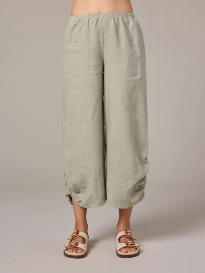 Cut Loose Ruched Pant In Balsam In Multi