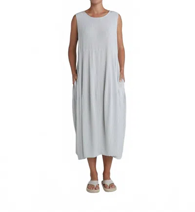 Cut Loose Seamed Bubble Dress In Moon In Blue