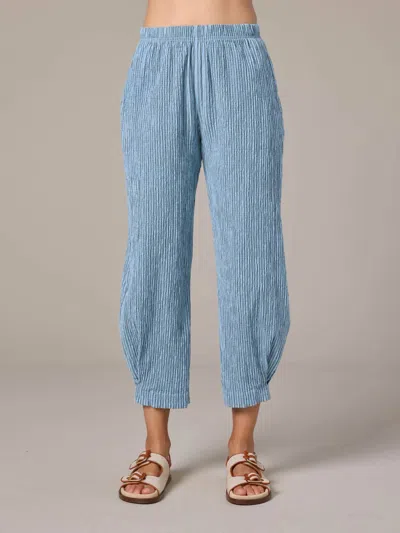 Cut Loose Striped Cargo Pants In Bellflower In Multi