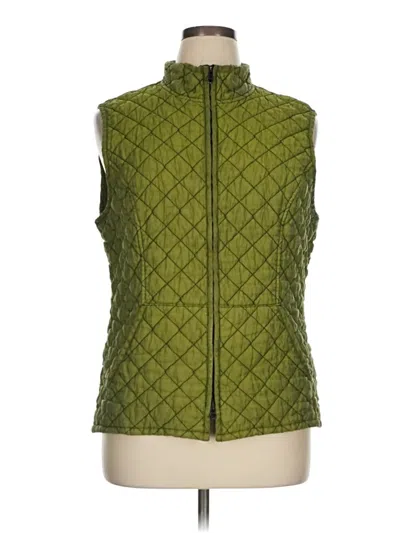 Pre-owned Cut Loose Vest In Green