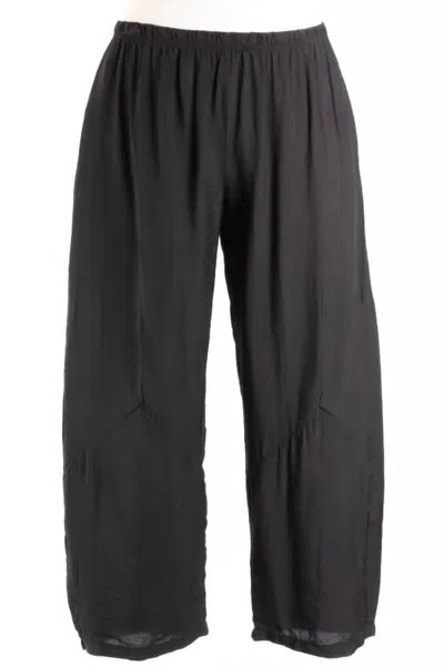Cut Loose Women's Barrel Crop Parachute In Black