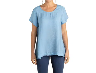 Cut Loose Women's Cap Sleeve Swing Top In Poolside In Multi