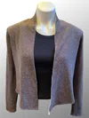 Cut Loose Women's Cropped Wool Cardigan In Saddle In Brown