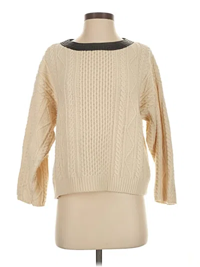 Pre-owned Cut25 Wool Pullover Sweater In White