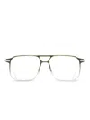 Cutler And Gross 0006 Metal Glasses In Green