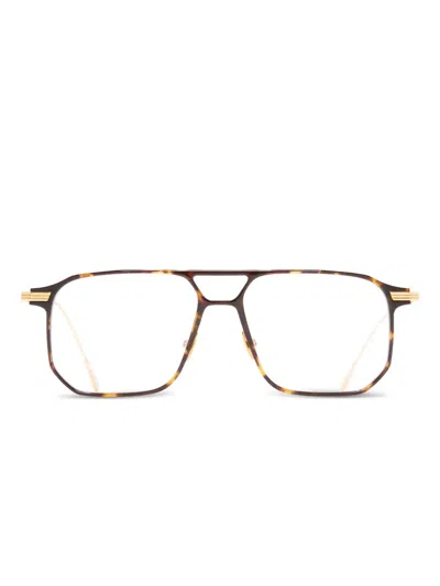 Cutler And Gross 0006 Tortoiseshell Glasses In Brown