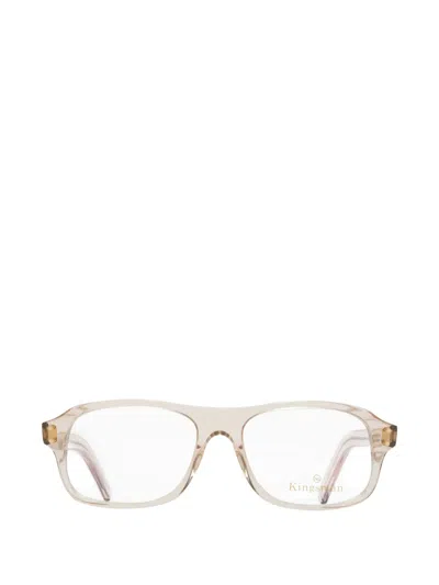 Cutler And Gross 0847 Oval-frame Glasses In Brown
