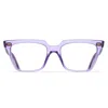 Cutler And Gross 1346-08 56mm Classic Purple Crystal Acetate Optical Glasses