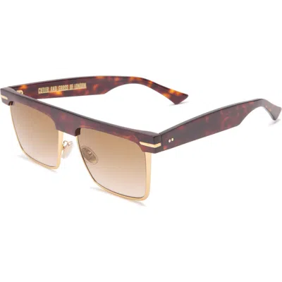 Cutler And Gross 1359 Rectangle Sunglasses In Multi