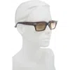 Cutler And Gross 1363 Rectangular Sunglasses In Brown
