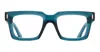 Cutler And Gross 1386 - Deep Teal Rx Glasses In Blue