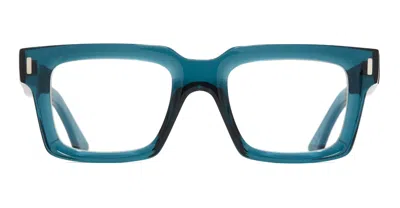 Cutler And Gross 1386 - Deep Teal Rx Glasses In Blue