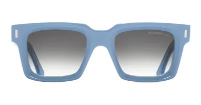 Cutler And Gross 1386 - Solid Light Blue Sunglasses